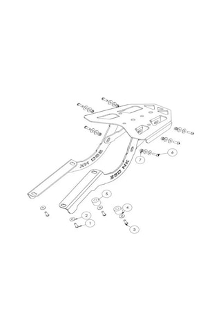 Cf Moto Nk 250 Çanta Demiri Üçel