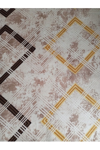 Aslan Home Sarı Renk Yumuşak Yıkanabilir Kaymaz Taban Dört Mevsimlik Salon Banyo Balkon Gençodası Kesme Yolluk Sarı