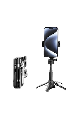 Uzaktan Kumandalı Fonsiyonel Tripod Selfie Çubuğu