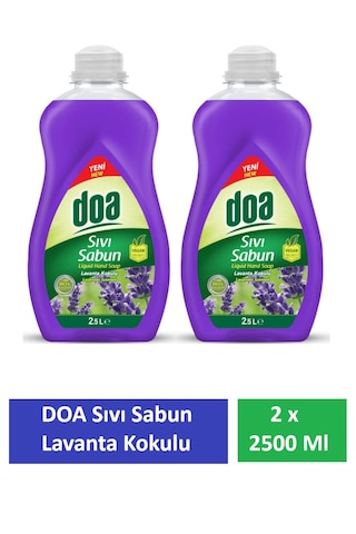 Doa Sıvı Sabun Lavanta 2,5 Lt X 2 Adet
