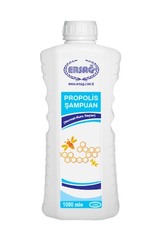 Ersağ Aparatlı Propolisli Normal ve Kuru Saçlar için Şampuan 1 L + Boş Aparat