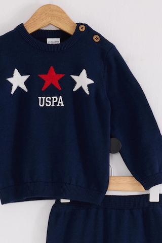 U.S. Polo Assn. U.s.polo Erkek Bebek Triko 2li Takım - Lacivert Lacivert