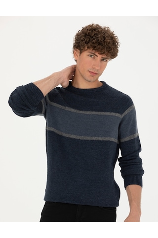 Pierre Cardin Erkek Lacivert Triko Kazak 50278026-vr033 Lacivert