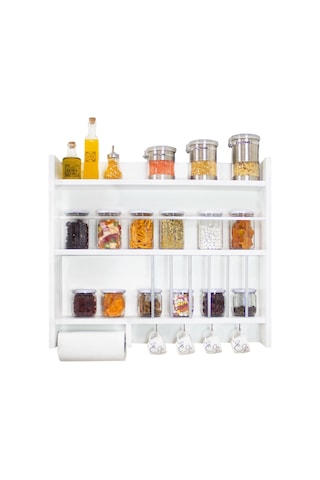 Ahşap Mutfak Dolabı Erzak Dolabı Rafı Tereği Baharatlık Terek