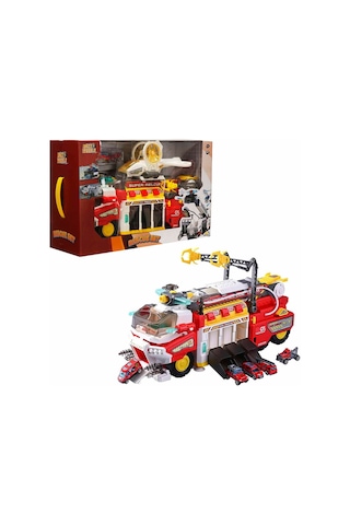 Maxx Wheels Sesli Ve Işıklı Kurtarma Garaj Seti 50200 Fire Rescue