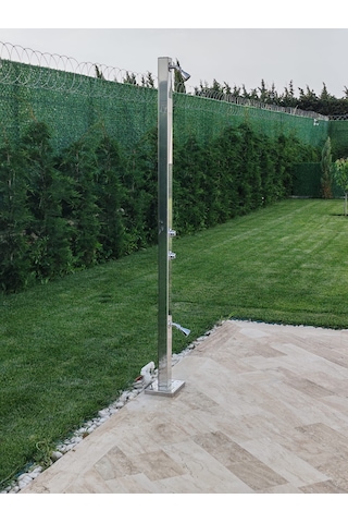 Havuz Duşu 220cm - El Ve Ayak Durulama Fonksiyonlu Krom