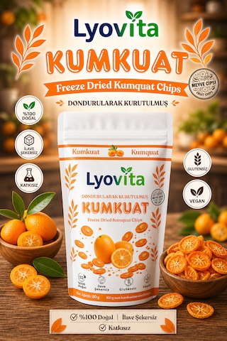 Kumkuat Dondurularak Kurutulmuş Freeze Dried 20 G