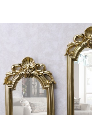 Lucia 3'lü Ayna Altın