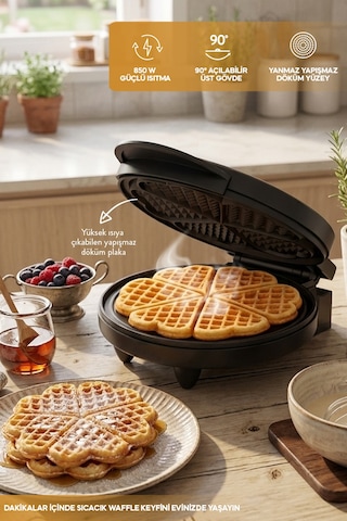 Sinbo SSM-2595 850 W Waffle Makinesi