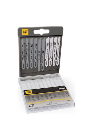 Cat Da06901 Profesyonel Metal/ahşap Hassas/kaba Kesim Dekupaj Testere Ucu 10 Parça