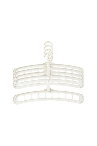 Suntek Elbise Askısı Organizatör Beyaz 5 Adet Çok Renkli