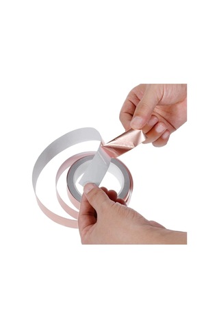 50Mm X 20Mt Iletken Bakır Folyo Kapton Bandı Tek Taraf Bant Gitar