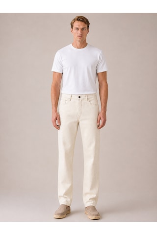 Xint Naturel Keten Karışımlı Regular Fit Pantolon 100731 Bej Xint Naturel Keten Karışımlı Regular Fit Pantolon 100731 Bej