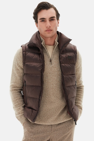 Twn Slim Fit Bordo Düz Yelek Mont 3ecy70501502m B01
