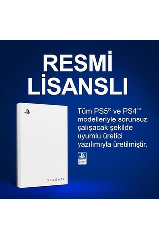 Seagate 5tb Stlv5000200 Playstation Konsolları İçin Game Drive