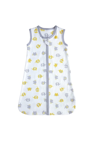 Sitilin Bebek Uyku Tulumu İç Ve Diş Kumaş %100 Doğal Pamuk Çift Kat Özel Kumaş Unisex 1 Tog Stl6428 Ekru