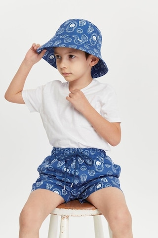 Benitto Kids Erkek Çocuk Desenli Bucket Şapka 7007-lacivert