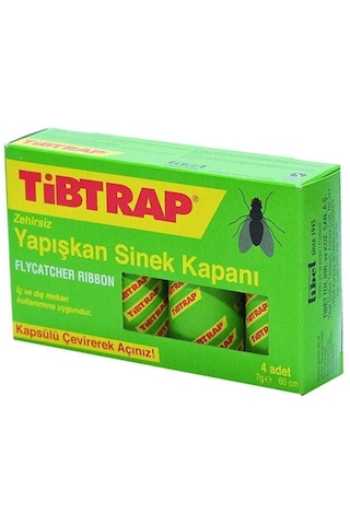 Tibtrap Yapışkan Sinek Kapanı 4 Lü Diğer