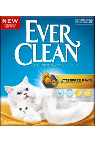 Ever Clean LitterFree Paws İz Bırakmayan Kalın Taneli Topaklaşan Kedi Kumu 6 L