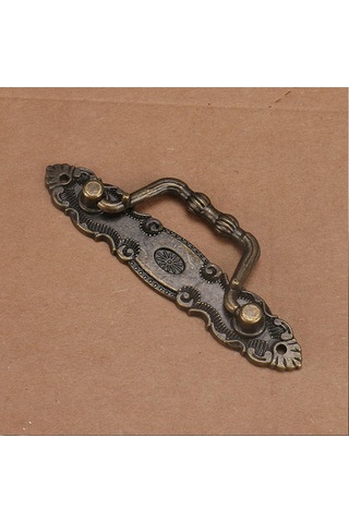 Vidalı Vintage Çinko Alaşımlı Çekme Düğmeleri 12 Parça B