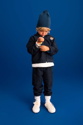 Luess Erkek Çocuk Kot Görünüm 3 İplik Hamster Nakışlı Alt Üst Takım 3-4 Yaş 8-9 Yaş Lacivert