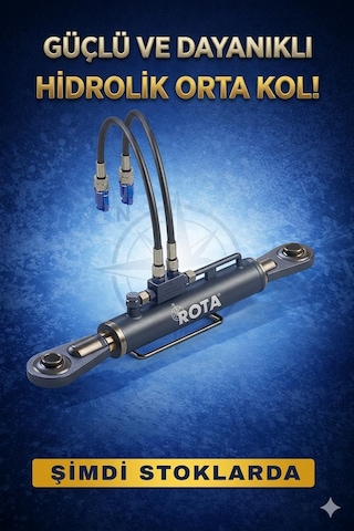 Hidrolik Orta Kol 60 Cm Dar Delik Rota