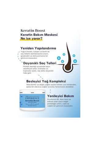 Keratin Boost Keratin Bakım Maskesi 350 Ml