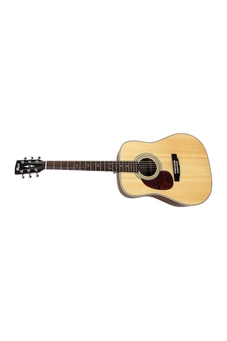 Cort Earth70lhop Akustik Gitar Solak, Open Pore, Masif Ladin Kapak,