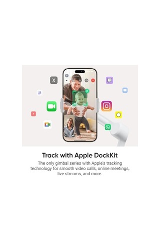 Flow 2 Pro Akıllı Telefon Gimbal Sabitleyici Beyaz Siyah