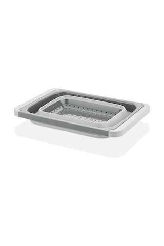 Porsima L-00852-2 Silikon Katlanabilir Akordiyon Evye Üstü Süzgeç