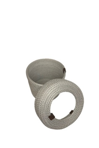 Mini Cöp Kutusu Gri