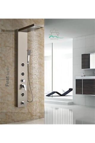 Sam Banyo Fırat Duş Paneli Gri Bej