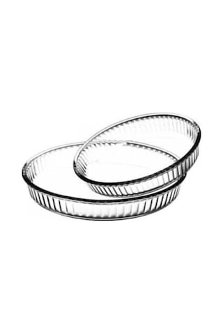 Borcam159022 Yuvarlak Borcam Fırın Kabı 2'li