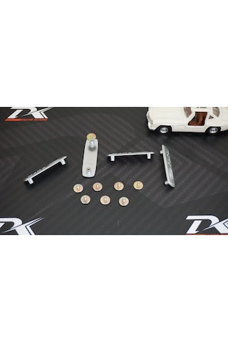 Ford Logo Krom Metal Paspas Vidalı Logo 4 Lü Set