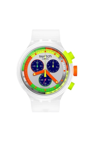 Swatch Swatch Neon Jelly Sb02k100 Kol Saati Beyaz