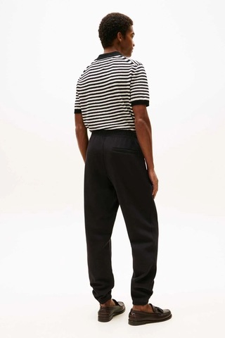 Erkek Monogram İşlemeli Eşofman Altı - Siyah Triple Black