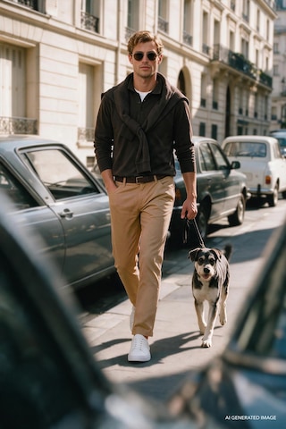 Ac&Co / Altınyıldız Classics Slim Fit Dar Kesim Pamuklu Chino Erkek Pantolon - Camel