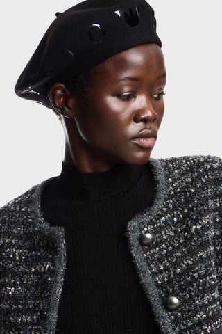Emporio Armani % 100 Yün Bere Kadın Bere Ew005464 Af28948 Mc176 Siyah