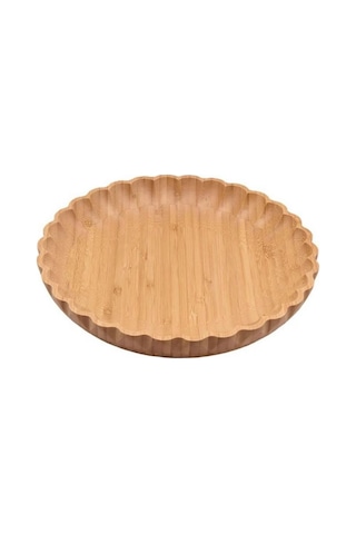 Mien Dayanıklı Bambu Tırtıklı Kenarlı Kase 25 Cm -7b129