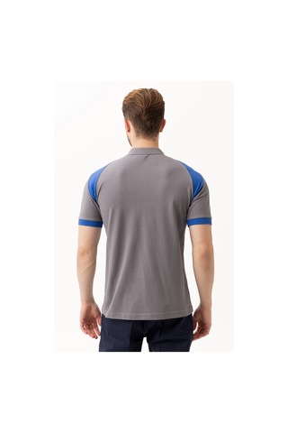 Flora Polo Yaka T-shirt - Nefes Alabilir, Şık Ve Rahat, Outdoor Ve İş Kullanımı Gri-saxmavi