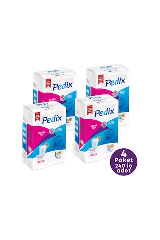 Pedix Mesane Pedi Unısex Büyük Boy Large L 240 Adet Diğer