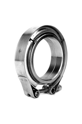 Geeroyoo 2.5 İnç 304 Paslanmaz Çelik V-band Klem + 2 Flanş, Turbo Egzos Sistemleri İçin Kaynaklı Bağlama, Evrensel Uyumlu Ve Dayanıklı