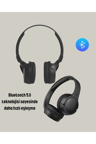 Ayarlanabilir Baş Bantlı Kablosuz Kulak Üstü Kulaklık Diğer