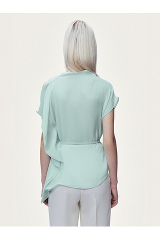 Nocturne Kemar Detaylı Asimetrik Bluz N26yn6228 Mint