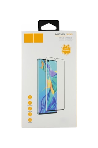 Huawei Mate 20 Pro Uyumlu Ön Koruma Polymer Nano Ekran Koruyucu Siyah