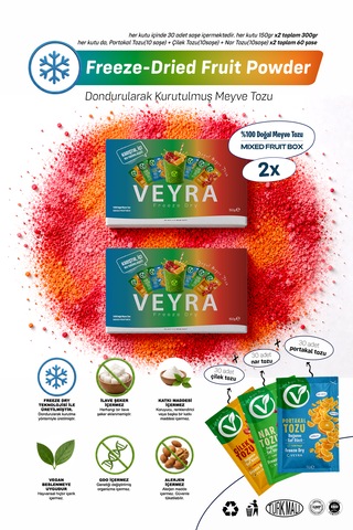 Mixed Fruit Box 30'lu Meyve Tozu 2'li Paket