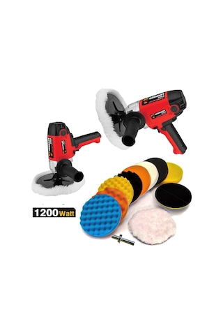 Germany Style 99756VFX 6 Kademe Devir Ayarlı 1200 W Polisaj Makinesi 180 MM