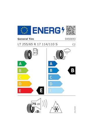 General 255/65 R17 114/110S Grabber At3 Dört Mevsim Lastiği 2024