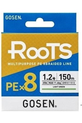 Gosen X8 Roots Pe 8 Örgü Spin İp Misina 150mt A Yeşil Pe1 0 0 171mm