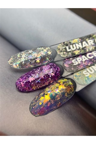 Nail Art Tasarım Jel Galaxy Space 5 Gr Mor